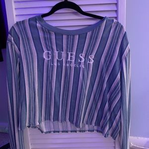 Guess long sleeve stripped shirt!!
